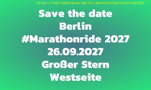 #Marathonride2027