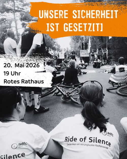 Ride of Silence - Stille alljährliche Gedenkfahrt für getötete Radfahrer