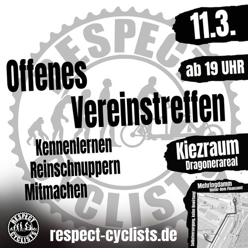Respect Cyclists - Offenes Vereinstreffen 