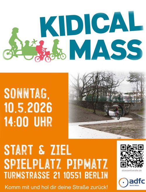 Kidical Mass in Moabit / Tiergarten 