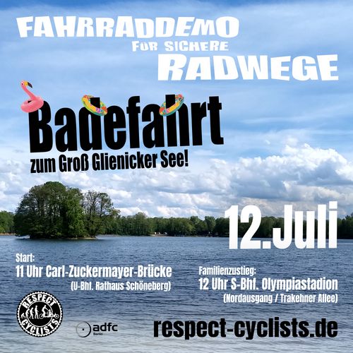 Respect Cyclists Badefahrt
