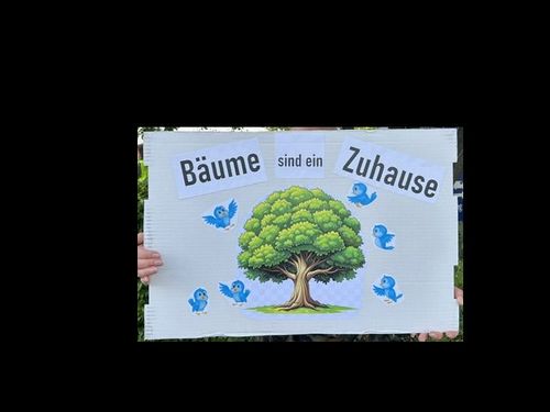Kombinierte Fahrrad-Demo und Baum-Mahnwache 