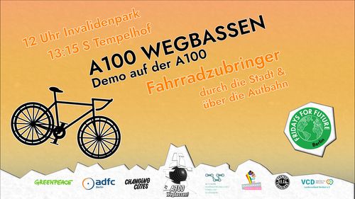 Zubringer A100 Wegbassen über die A100