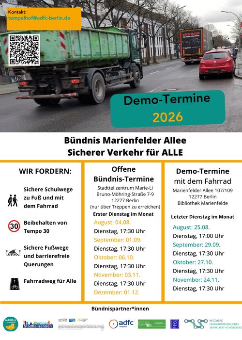 Bündnis Marienfelder Allee - Sicherer Verkehr für ALLE