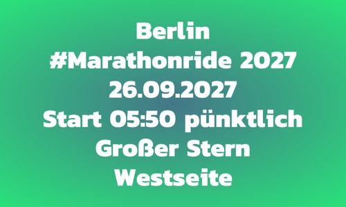 #Marathonride2027