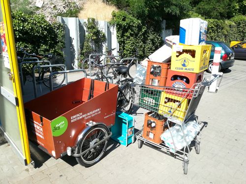 Sommerfest des freien Lastenradprojekt "fLotte Berlin" auf dem Tempelhofer Feld