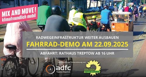 Fahrrad Demo am 22.09.2022