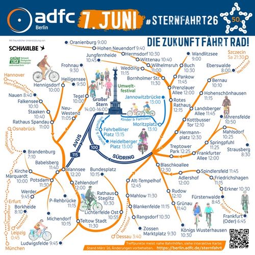 50. ADFC-Sternfahrt Berlin