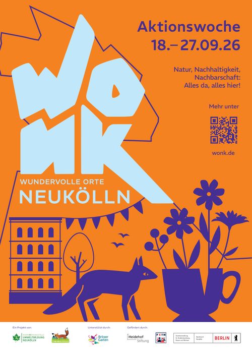 Plakat WONK 2026 (© KS Umweltbildung Neukölln)